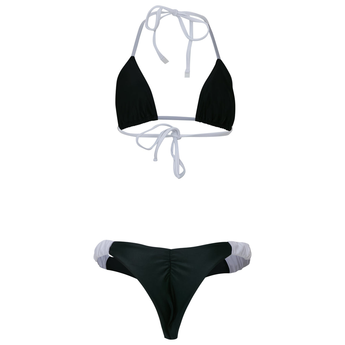 BIQUÍNI CELINA BLACK/WHITE