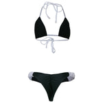 BIQUÍNI CELINA BLACK/WHITE