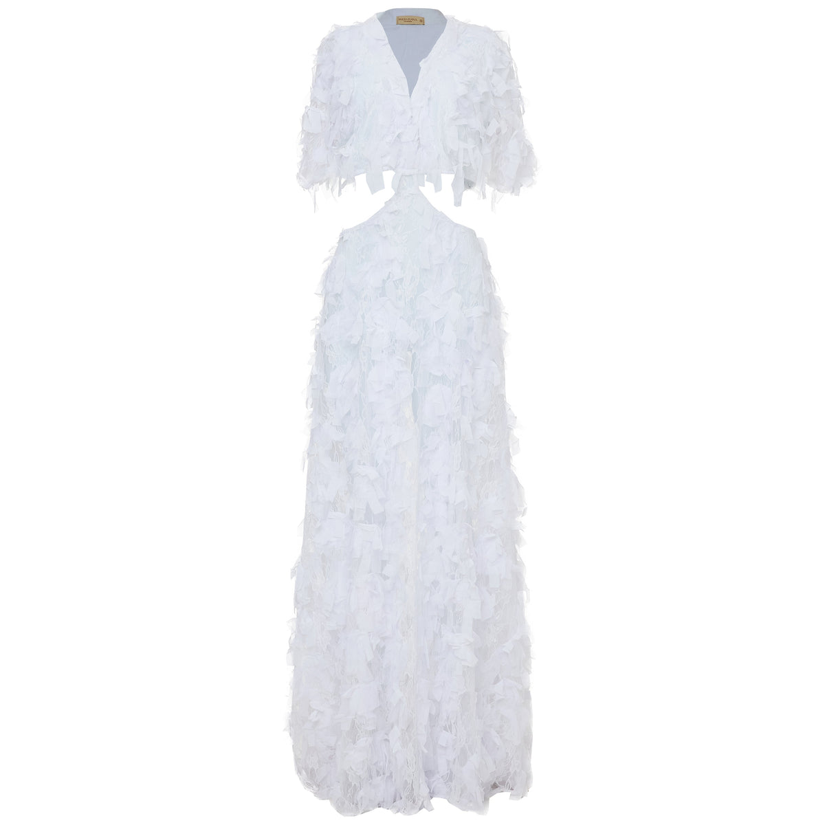 VESTIDO CELINA RENDA OFF-WHITE