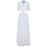VESTIDO CELINA RENDA OFF-WHITE