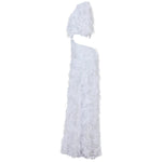 VESTIDO CELINA RENDA OFF-WHITE