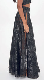 SAIA NAOMI BLACK FLOWER