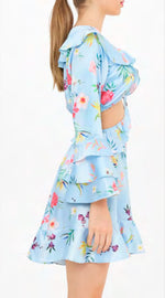 Vestido Sthefany Blue Garden